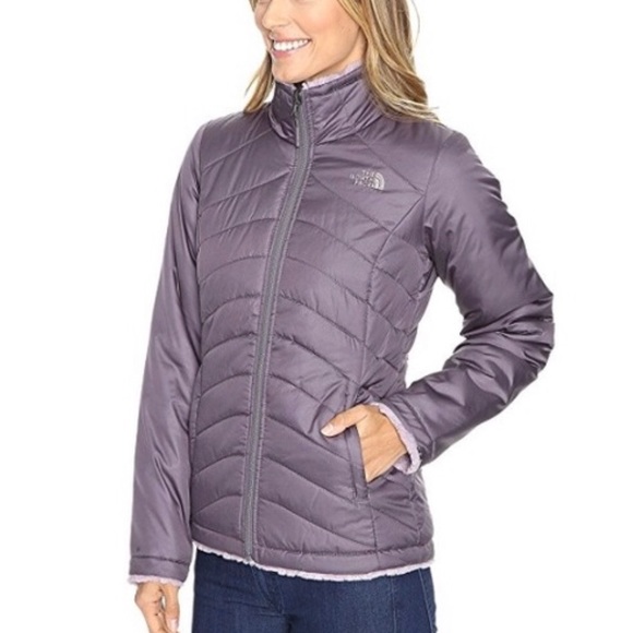 The North Face Jackets & Blazers - Fleece lined purple north face zip up jacket